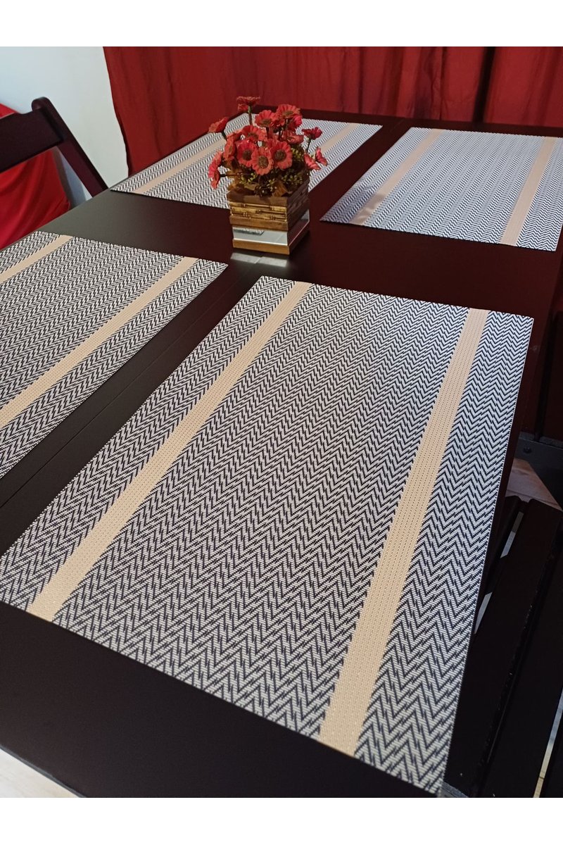 01 jogo americano premium em pvc mesa posta