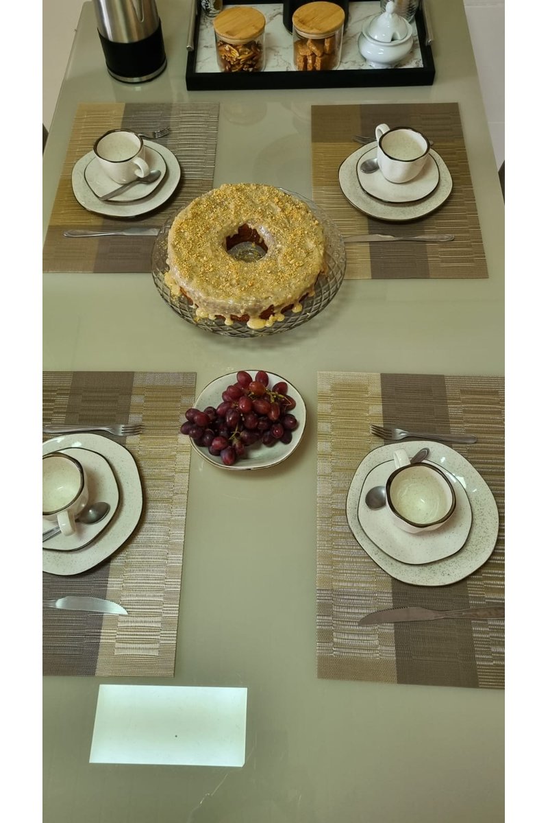 15 jogo americano premium em pvc mesa posta