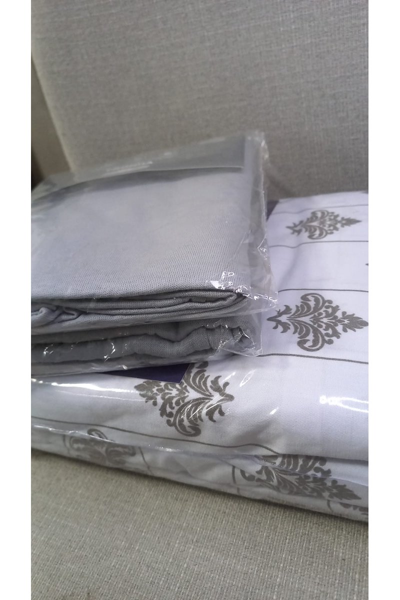 15 jogo de lencol 3 pecas estampado elegance csl percal